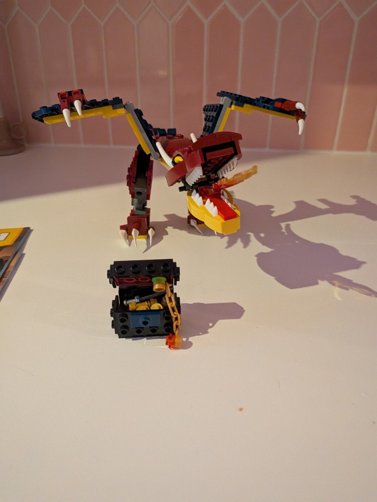LEGO Creator 31102 Vuur Draak 3-in-1, Lego, Inclusief instructies, Ophalen of Verzenden, Zo goed als nieuw