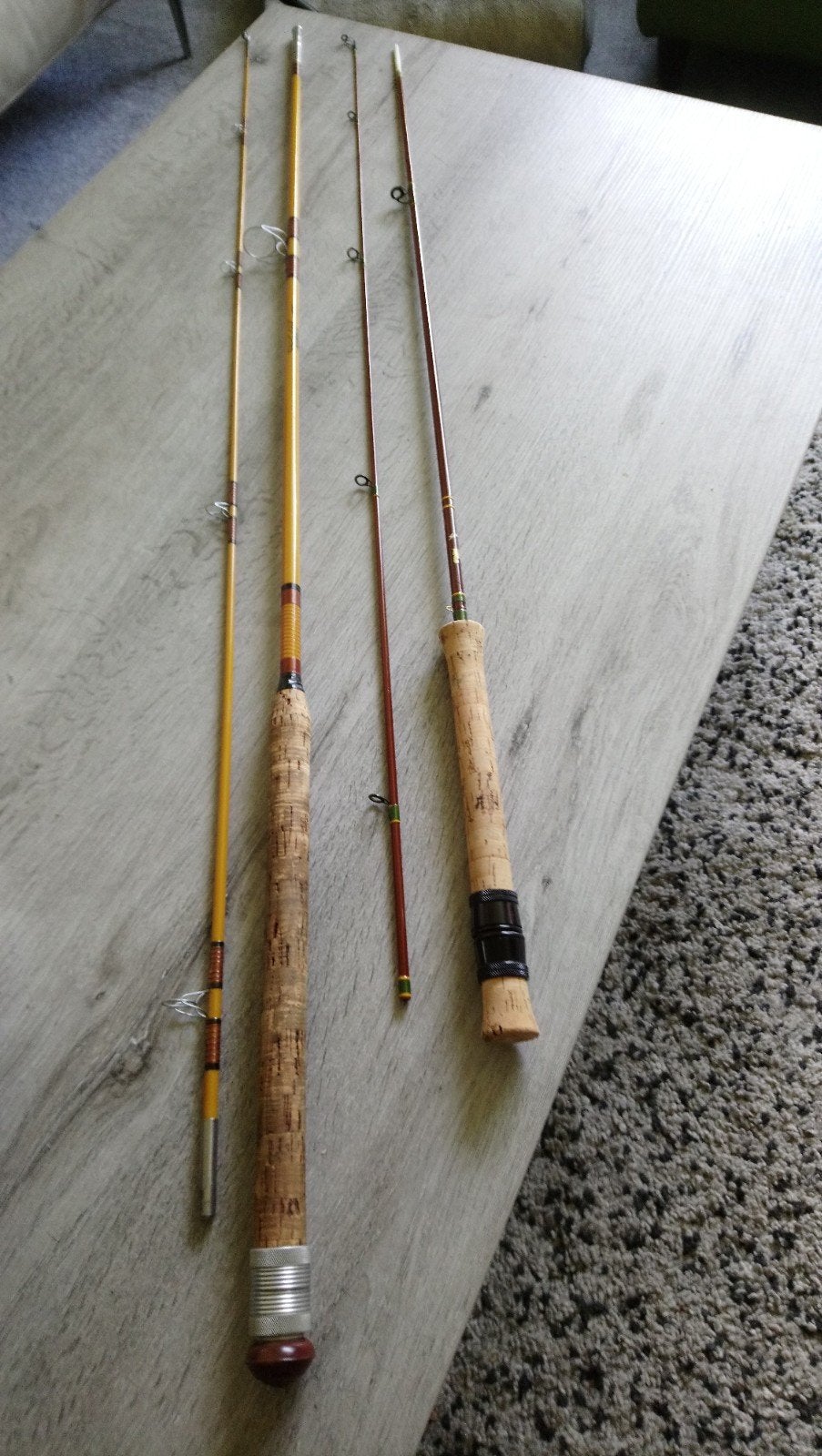 Twee glashengels te koop, Ophalen, Gebruikt, Werphengel