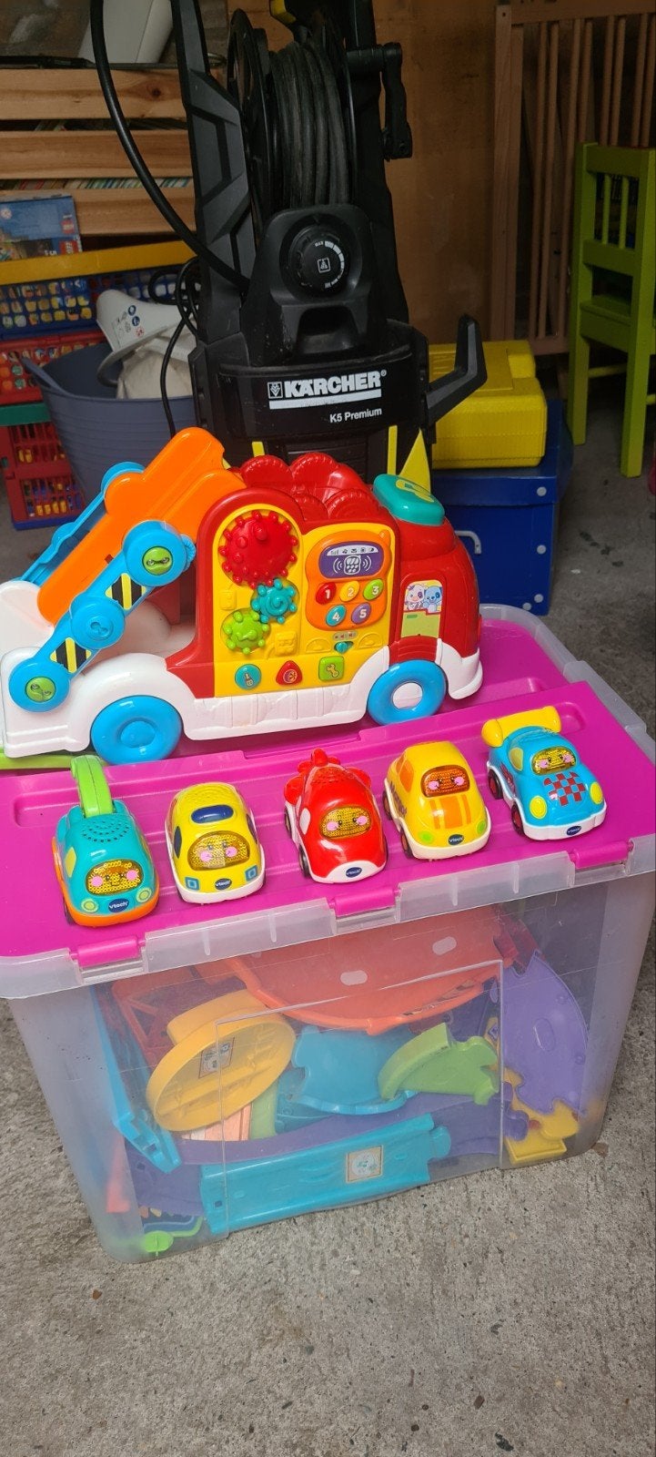 VTech Toet Toet Auto's Garage en Voertuigen Set, Ophalen, Gebruikt