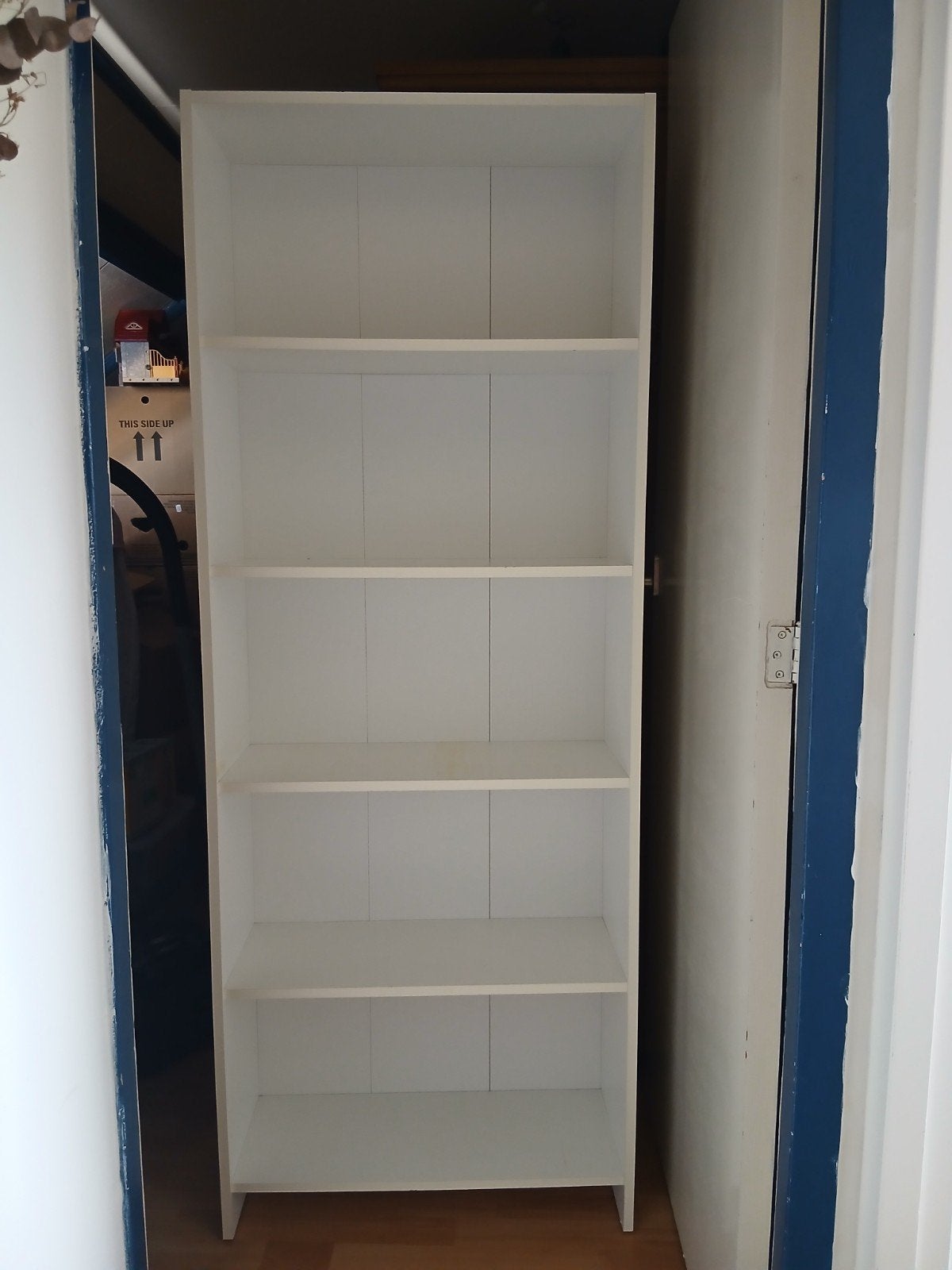 Witte boekenkast Jysk, Ophalen, Met plank(en), Gebruikt, 50 tot 100 cm