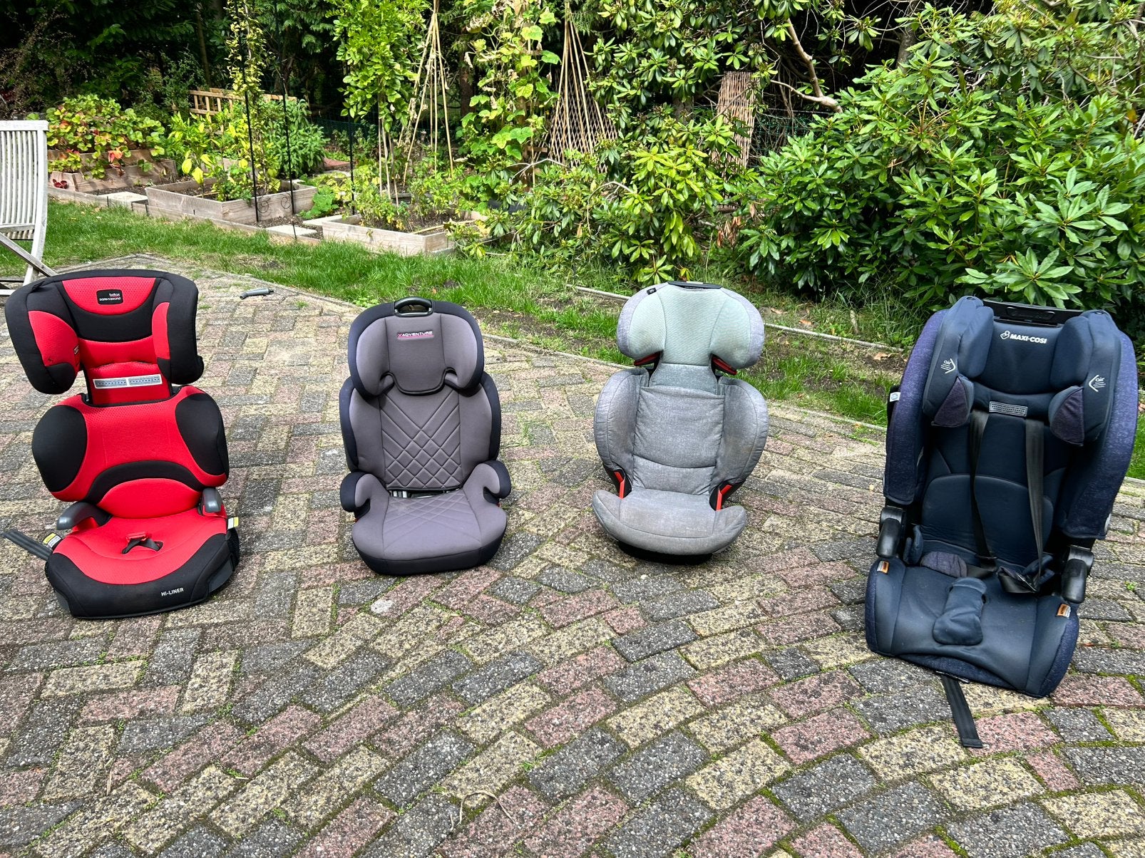 Diverse autostoeltjes, Autogordel of Isofix, Gebruikt, 15 t/m 36 kg, Ophalen