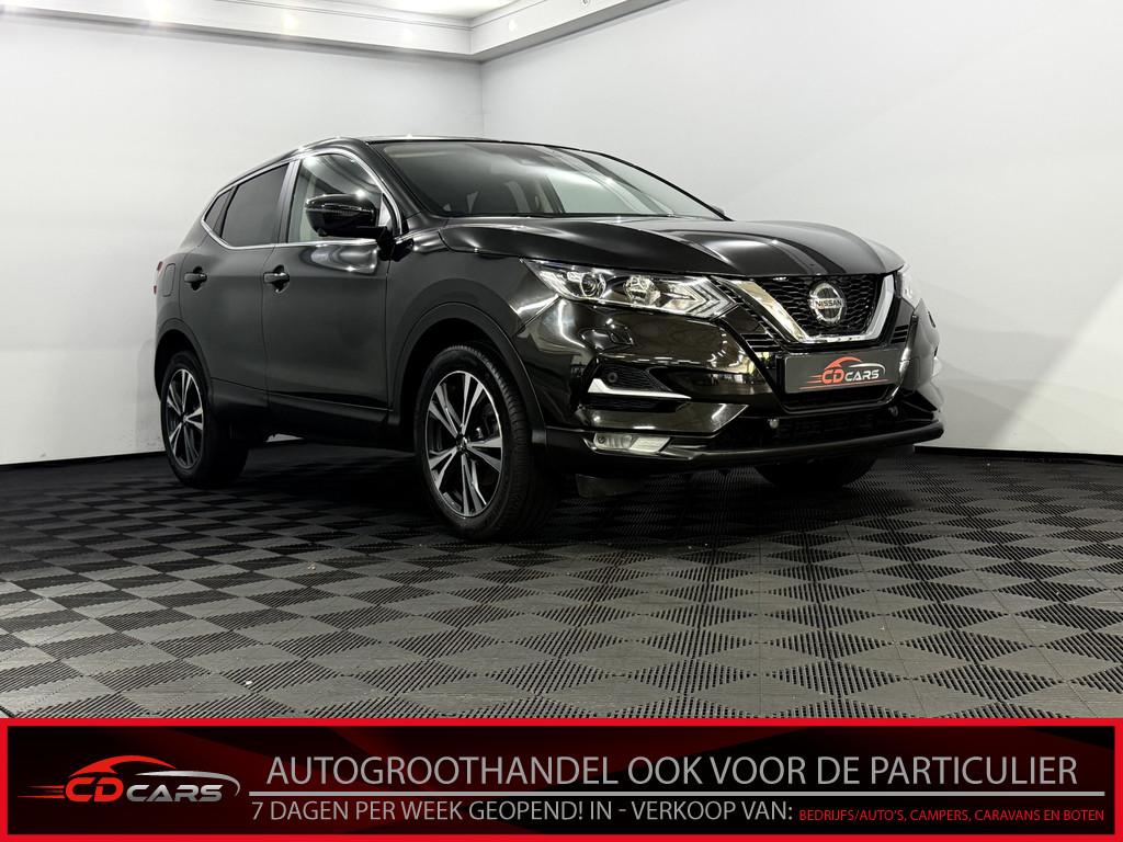Nissan QASHQAI 1.3 DIG-T N-Connecta 360 Camera, Navi, Keyles, Stof, Gebruikt, Euro 6, Zwart