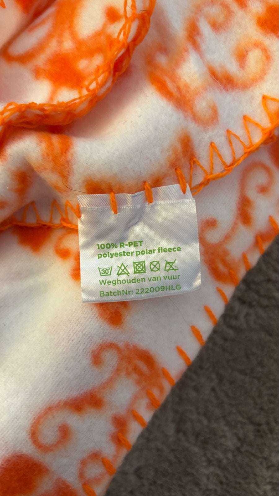 2x Fleece deken / plaid Hollandse Glorie - PLUS, Fleecedeken, Nieuw, Ophalen of Verzenden, Wasbaar