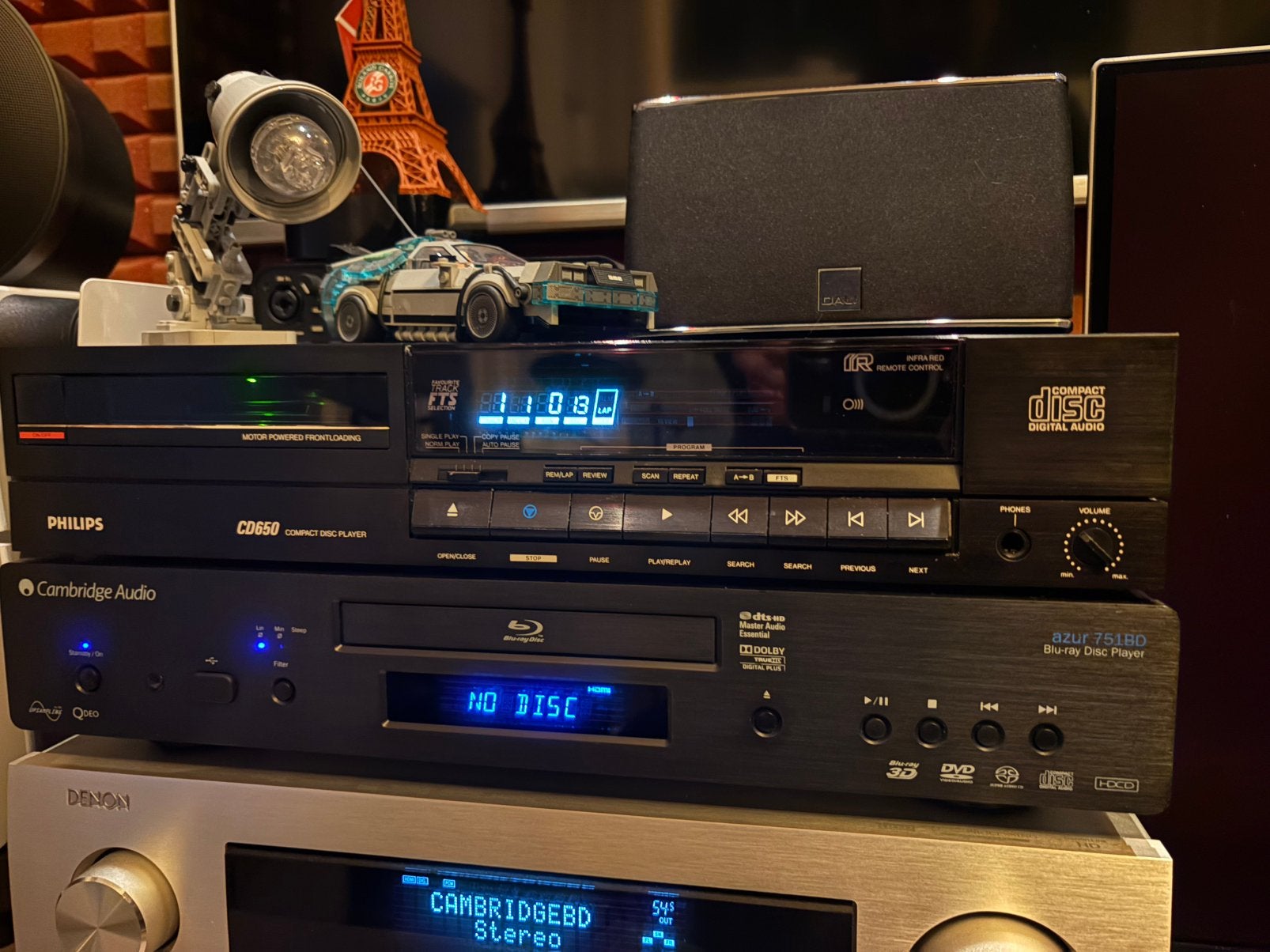 Philips cd 650 en Technics SL PPP222a beide 1 koop., Ophalen, Gebruikt, Philips