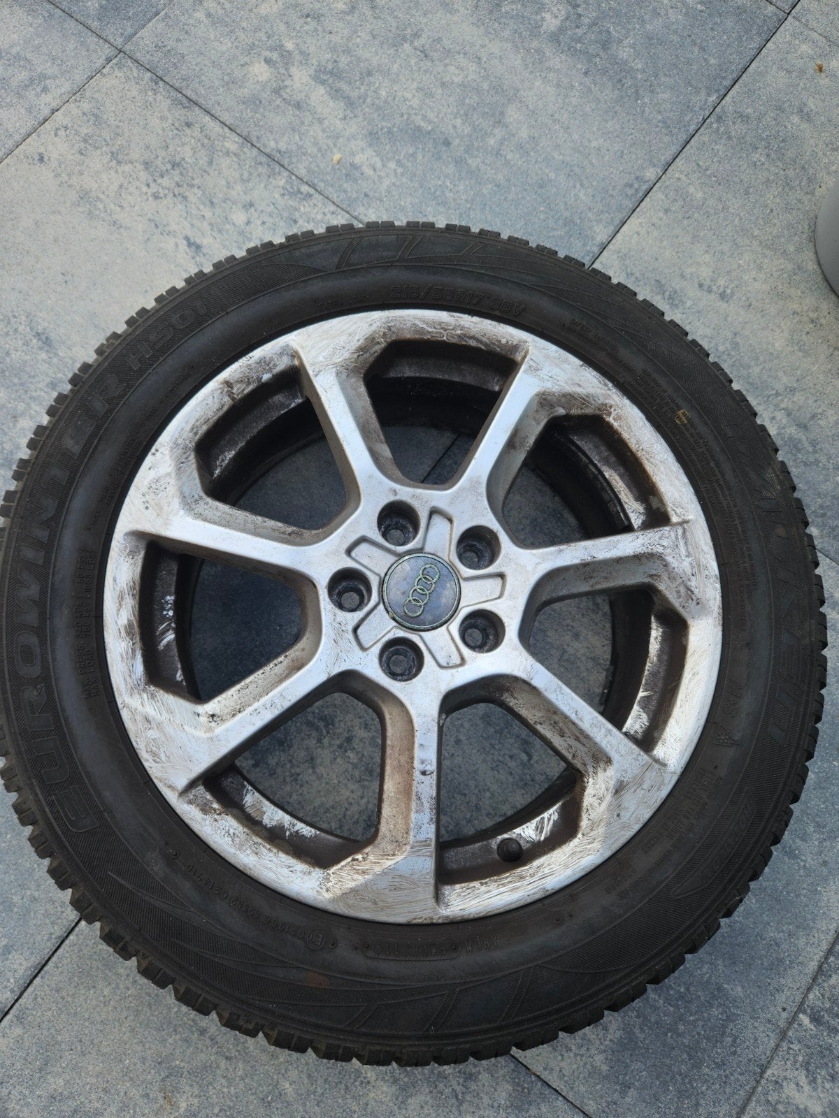 winterset autobanden audi Q2 R17, Auto-onderdelen, Ophalen, 17 inch, Winterbanden, Band(en)