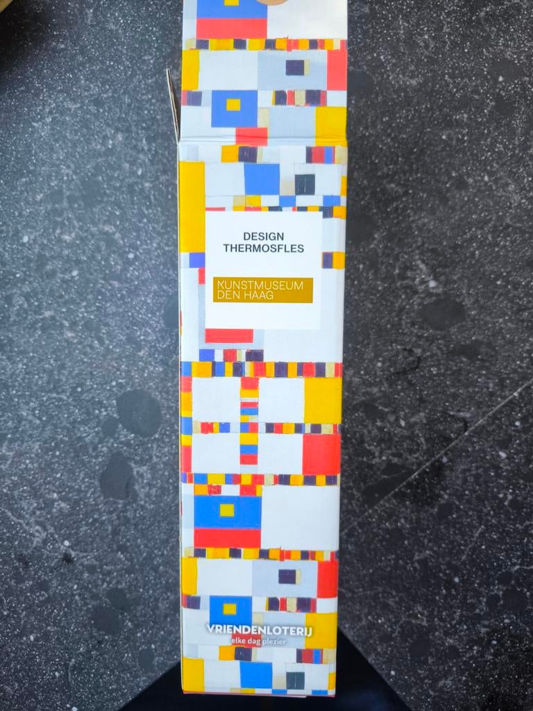 Mondriaan Design thermofles VriendenLoterij, Ophalen of Verzenden, Nieuw