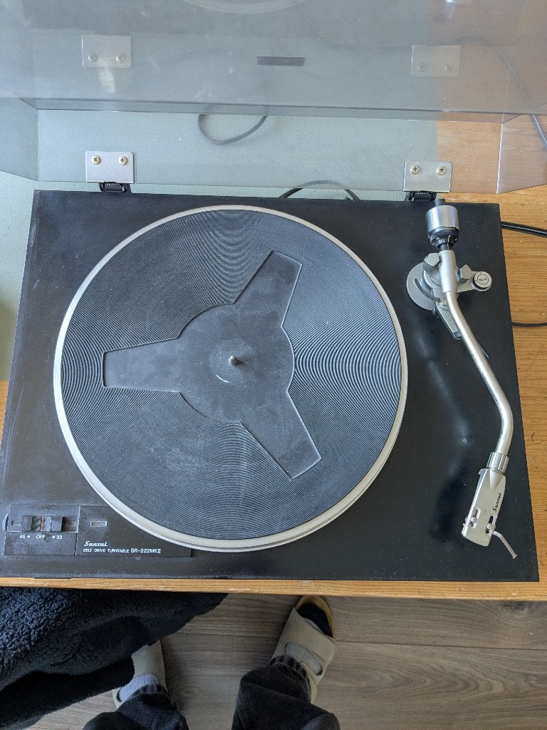 Sansui SR-222 MKII platenspeler, Audio, Tv en Foto, Ophalen, Overige merken