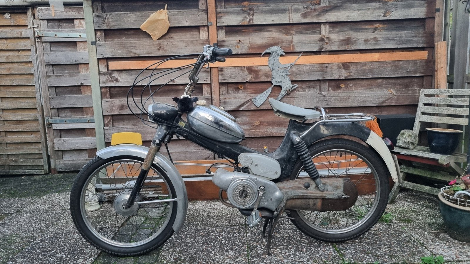 Puch MS 50V Steyr Daimler uit 1973 - Klassieke Bromfiets, Fietsen en Brommers, Brommers | Puch, Ophalen, Gebruikt, Maximaal 45 km/u