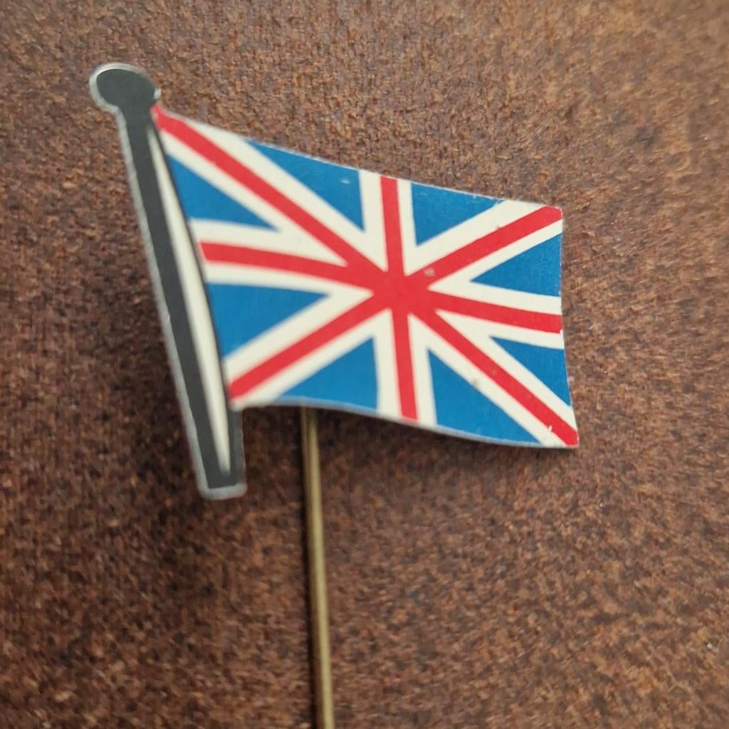 SPELDJE Engelse vlag, Ophalen of Verzenden, Zo goed als nieuw