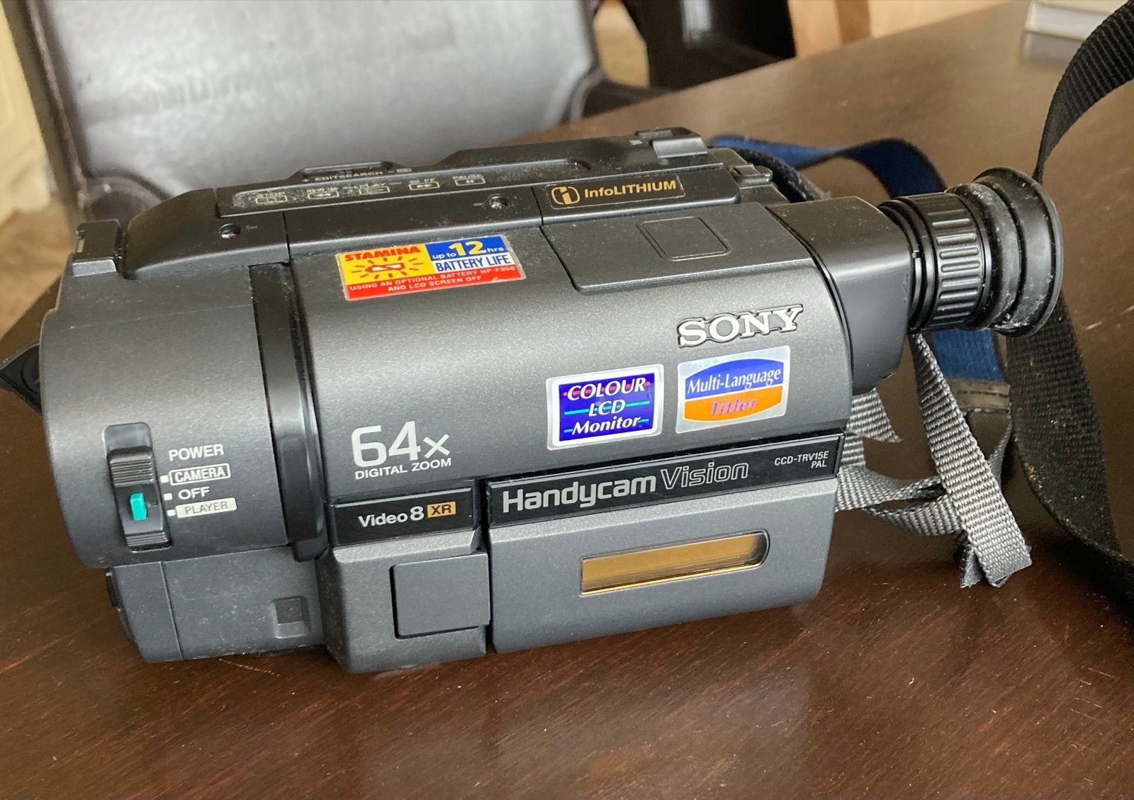 Sony CCD-TRV66E PAL Video8 XR Handycam Vision Camcorder, Gebruikt, Overige soorten, Sony, Camera