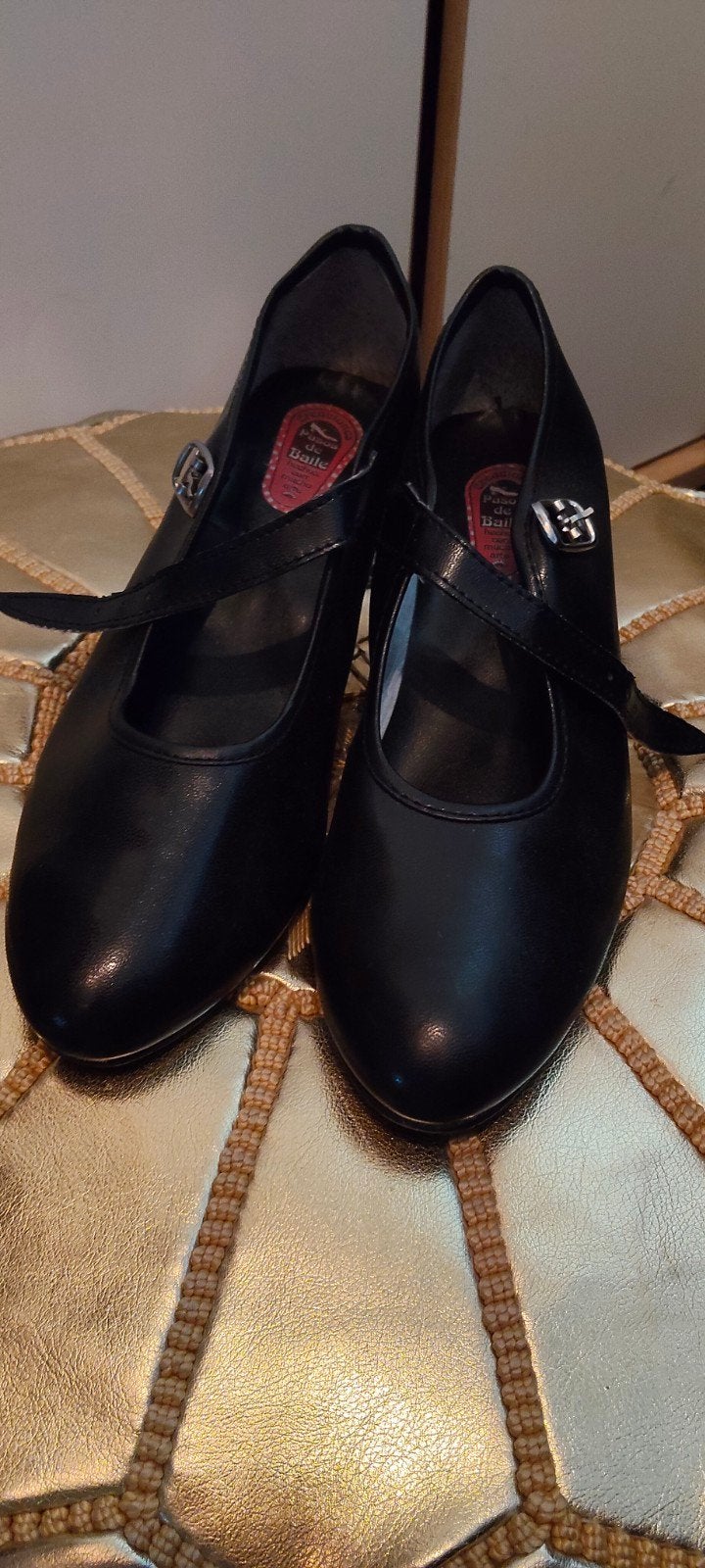 Zwarte dansschoenen met hak, Kleding | Dames, Schoenen, Zwart, Dansschoenen, Ophalen of Verzenden, Onbekend