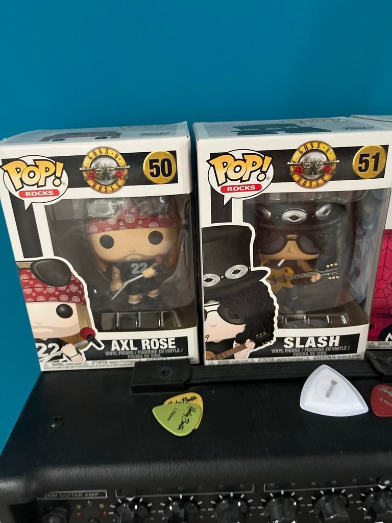 Funko Pop! Rocks: Axl Rose & Slash (Guns N' Roses), Ophalen of Verzenden, Zo goed als nieuw