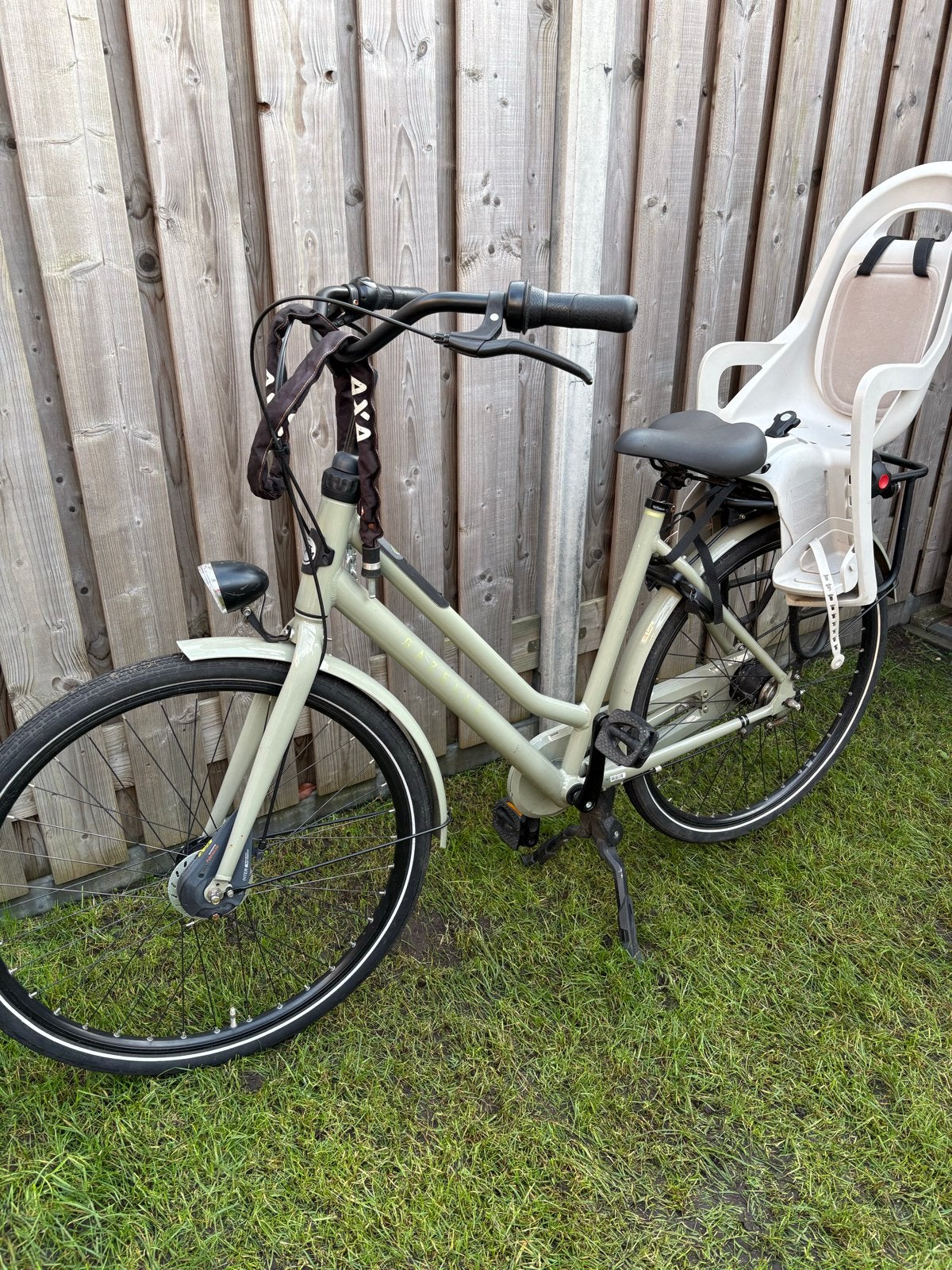 Foto 2 van Gazelle HeavyDuty T7 Damesfiets met kinderzitje