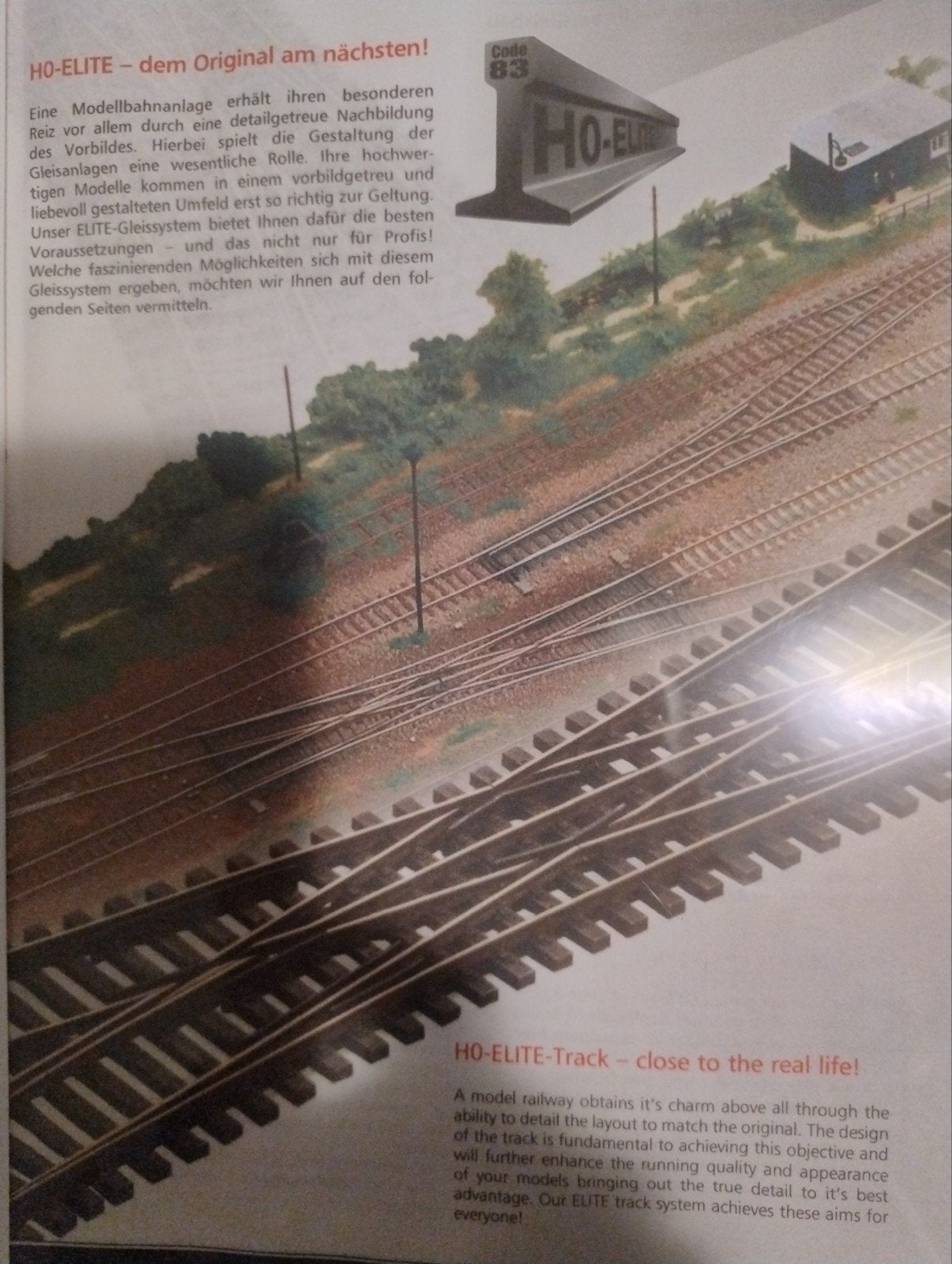 HO-ELITE Railsysteem - Realistisch Modelspoor, Overige merken, Gelijkstroom of Wisselstroom, Nieuw, Rails