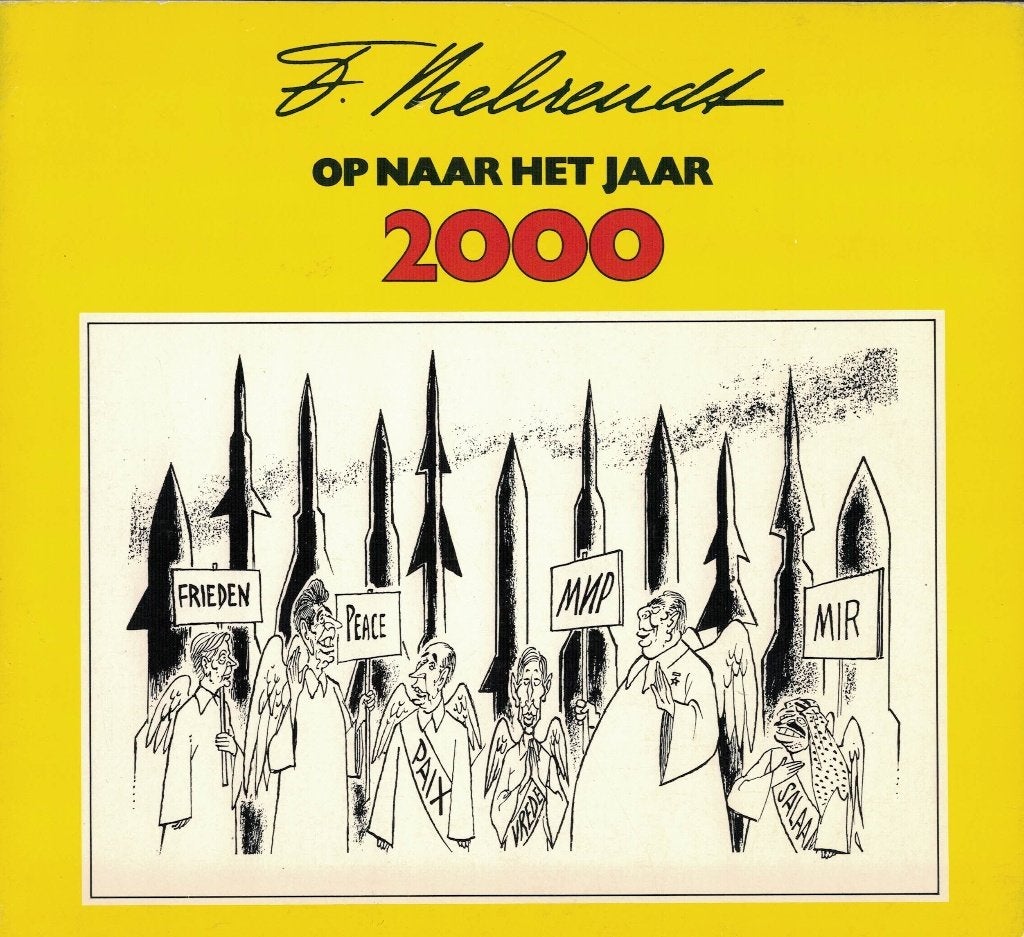 F. Behrendt, Op weg naar het jaar 2000. Gesigneerd., Verzenden, Zo goed als nieuw