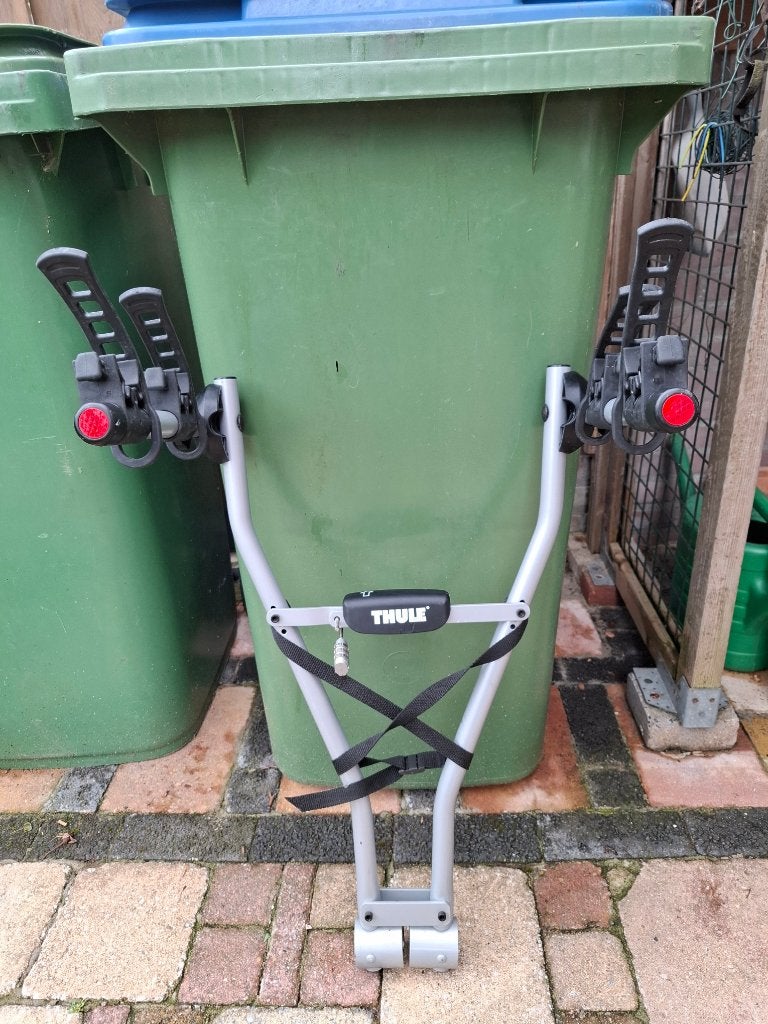 Thule Xpress 970 fietsdrager, opvouwbaar, Ophalen, Gebruikt, Elektrische fiets, 2 fietsen