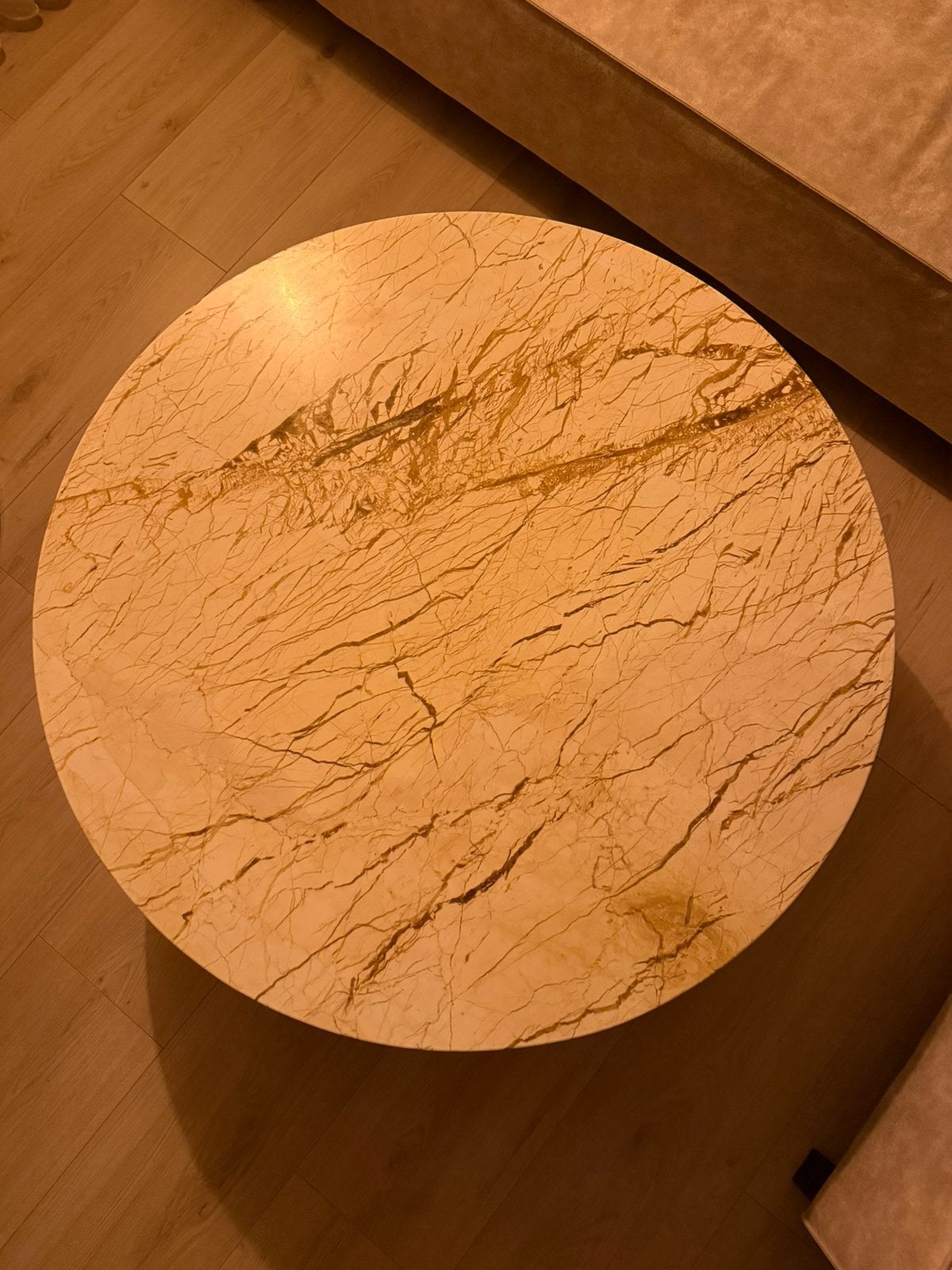 Marmeren salon tafel, Huis en Inrichting, Ophalen of Verzenden, Zo goed als nieuw