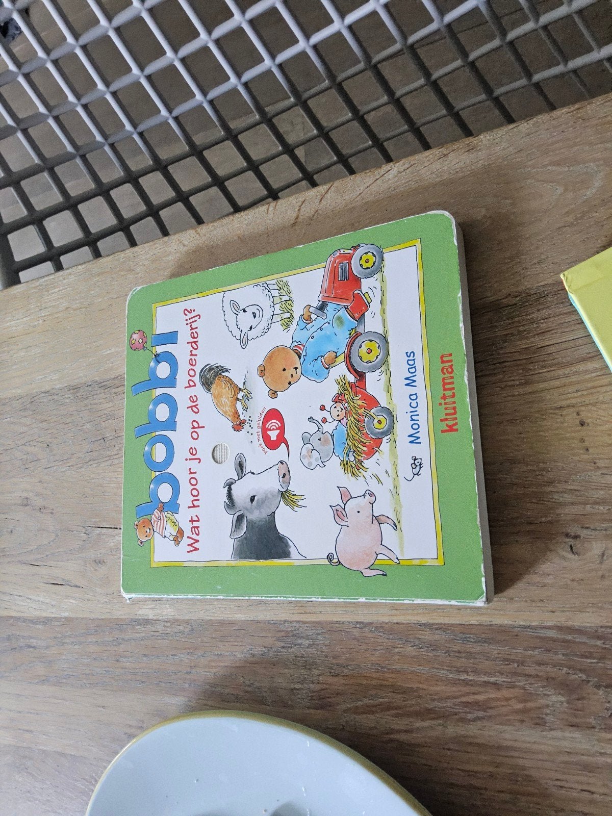 Bobbi Wat hoort op de boerderij? Geluidenboekje, Boeken, Monica Maas, Ophalen of Verzenden, Zo goed als nieuw, Uitklap-, Voel- of Ontdekboek
