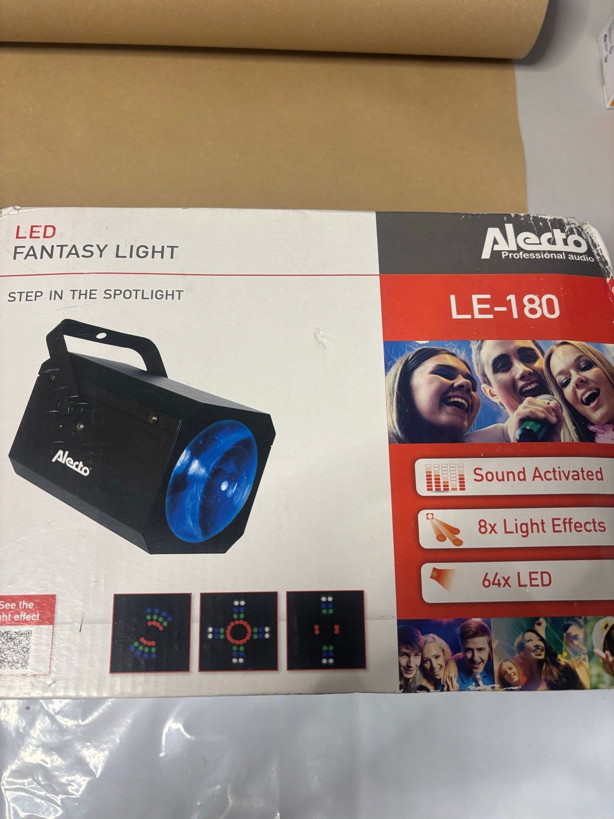 Alecto LE-180 LED Fantasy Light - Disco Lamp Nieuw, Ophalen of Verzenden, Nieuw, Geluidgestuurd, Alecto