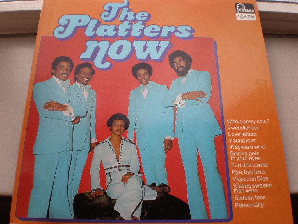 The Platters, now  1976, Cd's en Dvd's, Beschermende buitenhoes, LP, Gebruikt, Ophalen of Verzenden