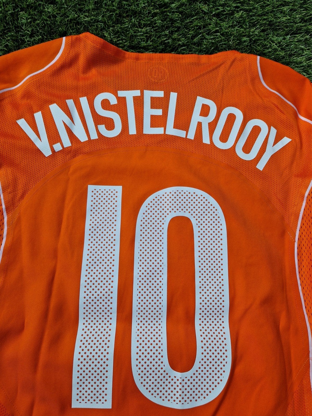 Oranje KNVB Nederlands elftal shirt 2004 Reissue Nistelrooy, Maat 52/54 (L), Nike, Oranje, Ophalen of Verzenden