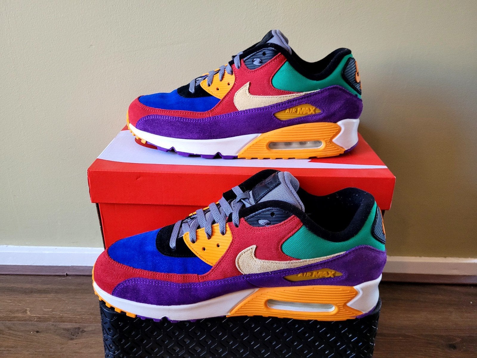 Nike Air Max 90 QS "Viotech OG" maat 47,5 zgan, Kleding | Heren, ManolaSneakers@gmail.com, 5151AS, Overige kleuren, Nike