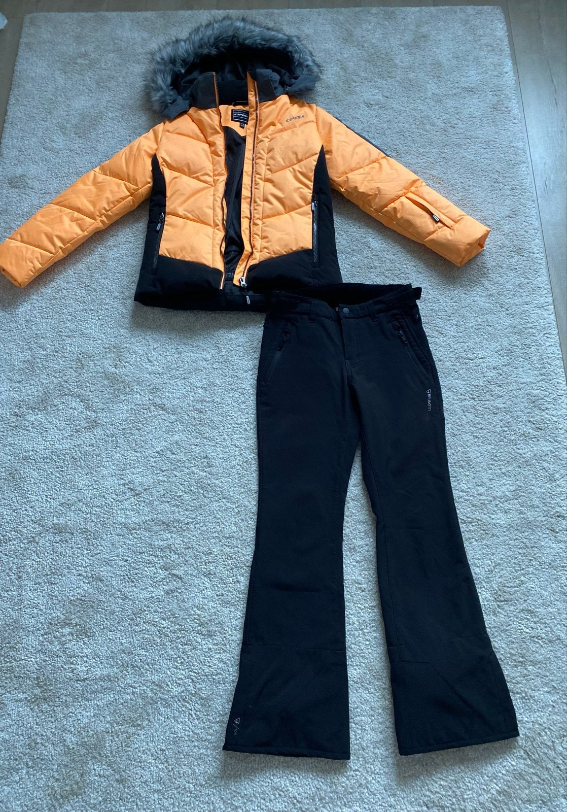 Icepeak skijas en Brunotti skibroek set - Maat 152.Nieuwsta, Ophalen of Verzenden, Zo goed als nieuw