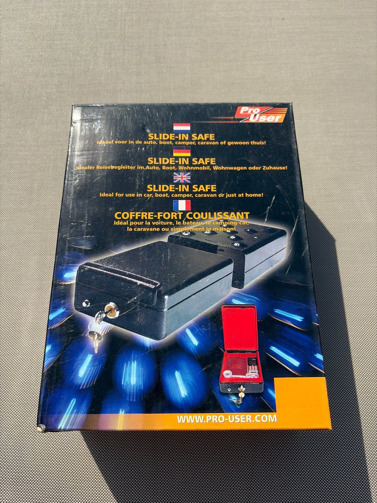 Pro-User Slide-In Safe voor auto, boot, camper, thuis, Ophalen, Nieuw