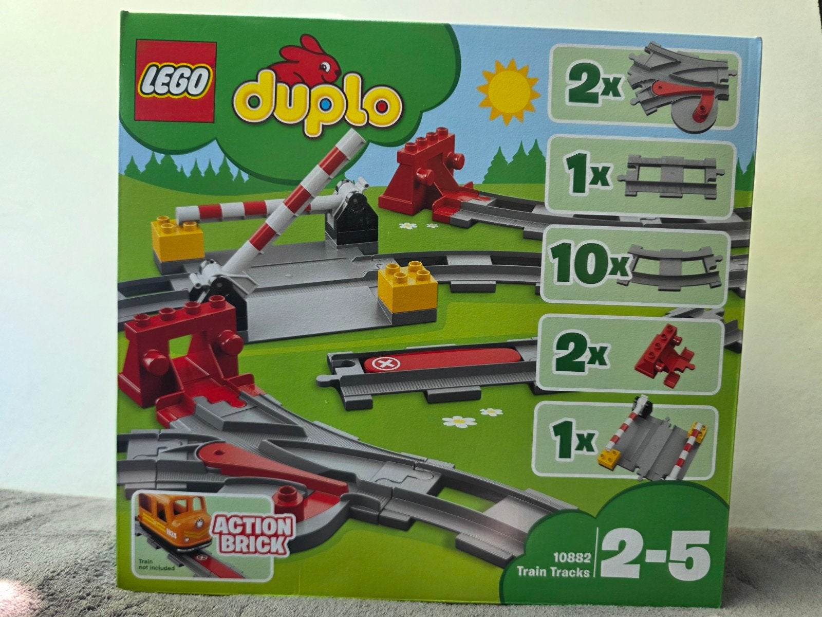 LEGO Duplo Treinrails 10882 - Nieuw in doos, Ophalen of Verzenden, Nieuw, Overige merken