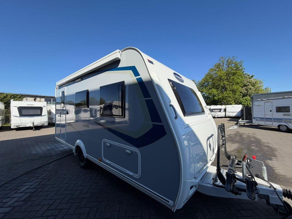 Caravelair Antares Titanium 430 mover, luifel en airco!, Caravans en Kamperen, Bedrijf, Treinzit, 5 tot 6 meter, Schokbreker