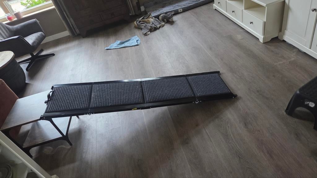 Honden loopplank, Ophalen, Gebruikt