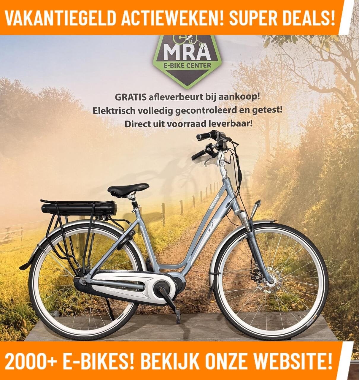 Amslod Aston Elektrische fiets met Bafang midden motor ebike, 55 tot 59 cm, Overige merken