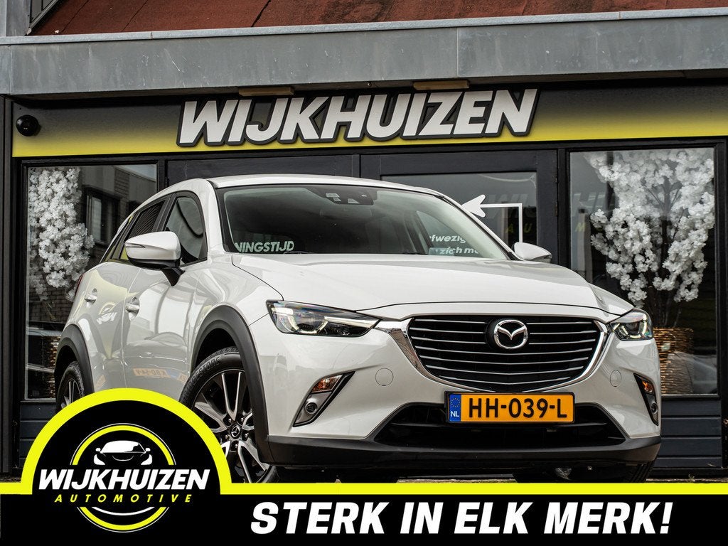 Mazda CX-3 1.5 SkyActiv-D 105 SkyLease GT met Leder ! Climat, Auto's, Mazda, Voorwielaandrijving, Euro 6, 4 cilinders, 125 €/maand