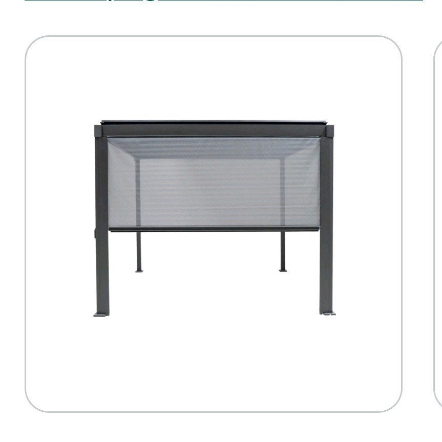 Gezocht Screen pergola 80 solid 3 m Mirador, Ophalen of Verzenden, Nieuw, Tuinpaviljoen