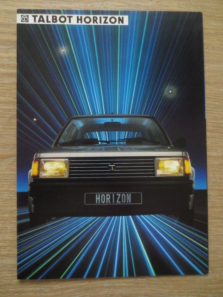 Autofolder: Folder Talbot Horizon. Folder is nieuw uit 1984., Boeken, Auto's | Folders en Tijdschriften, Ophalen of Verzenden
