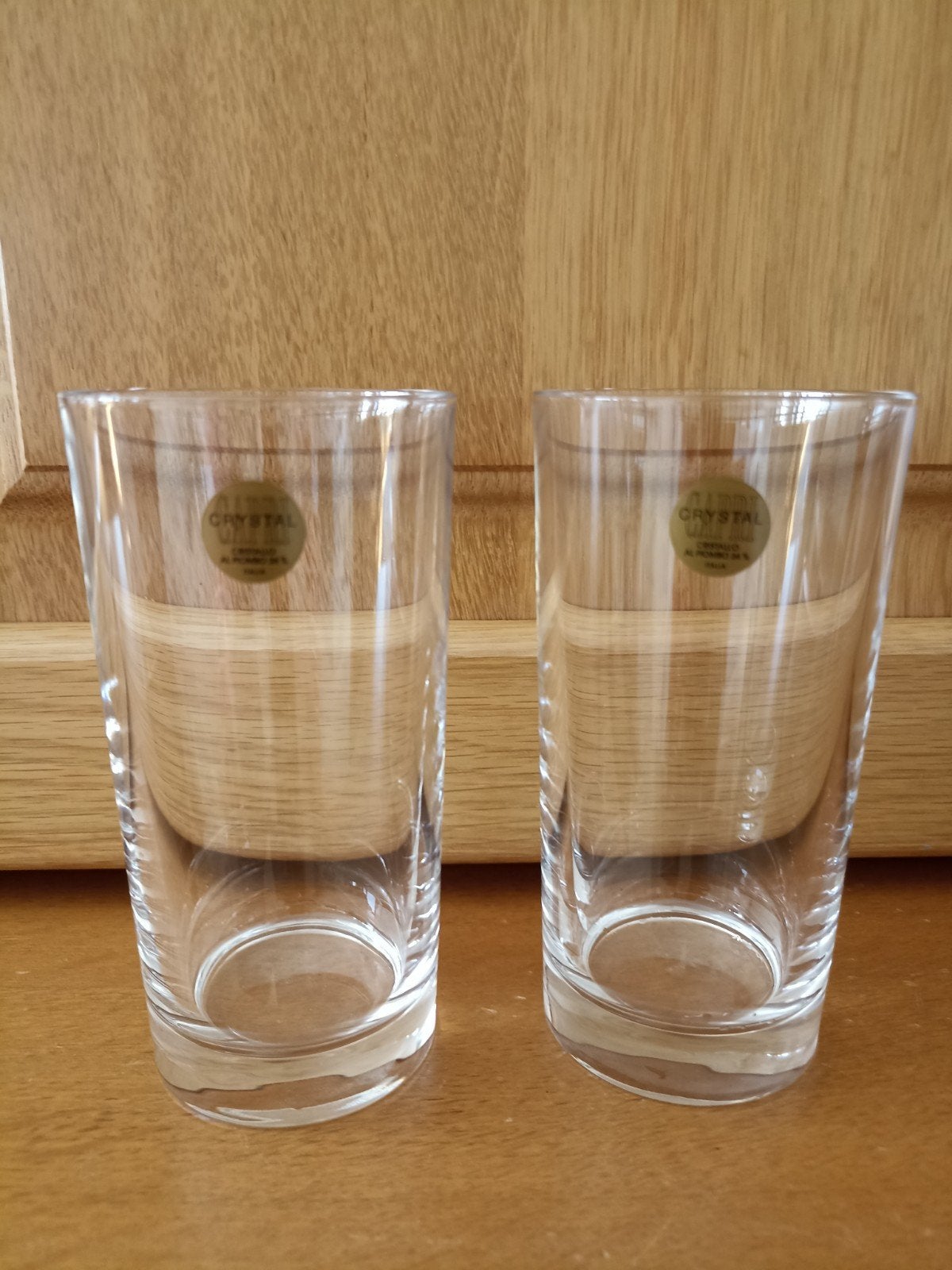 Set van 2 Capri Crystal 24% loodkristal glazen, Ophalen of Verzenden
