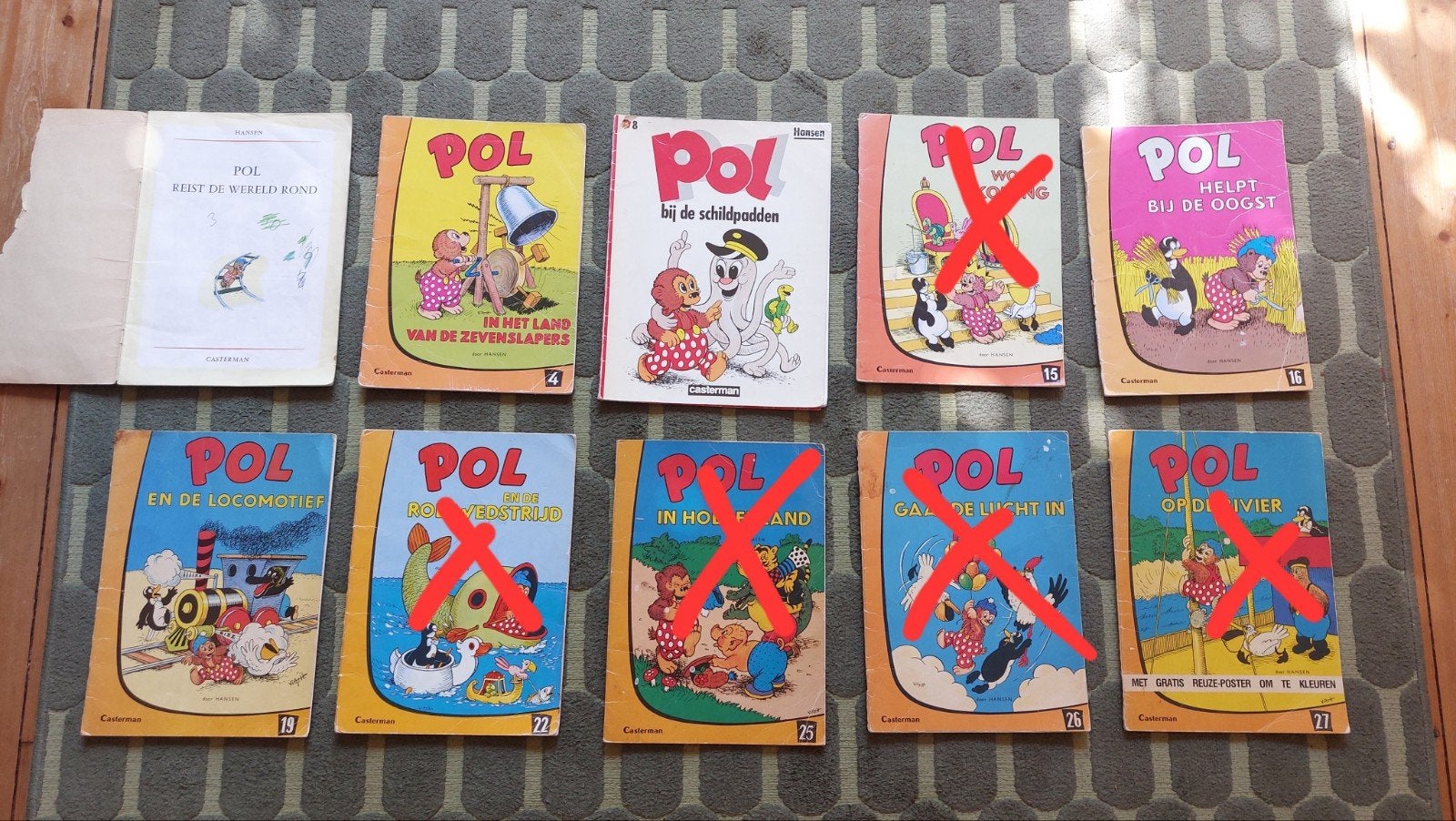 Pol stripboeken, Ophalen of Verzenden, Gelezen, Fictie algemeen