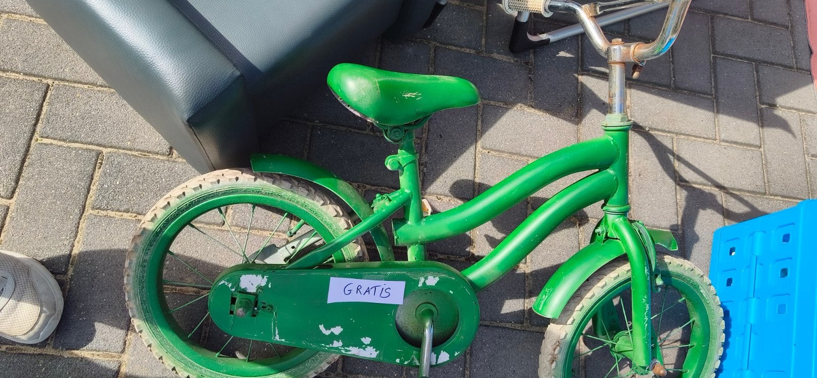 Gratis kinderfiets - Afhalen Romelaan 41, Ophalen of Verzenden, Gebruikt, Terugtraprem, 16 tot 20 inch