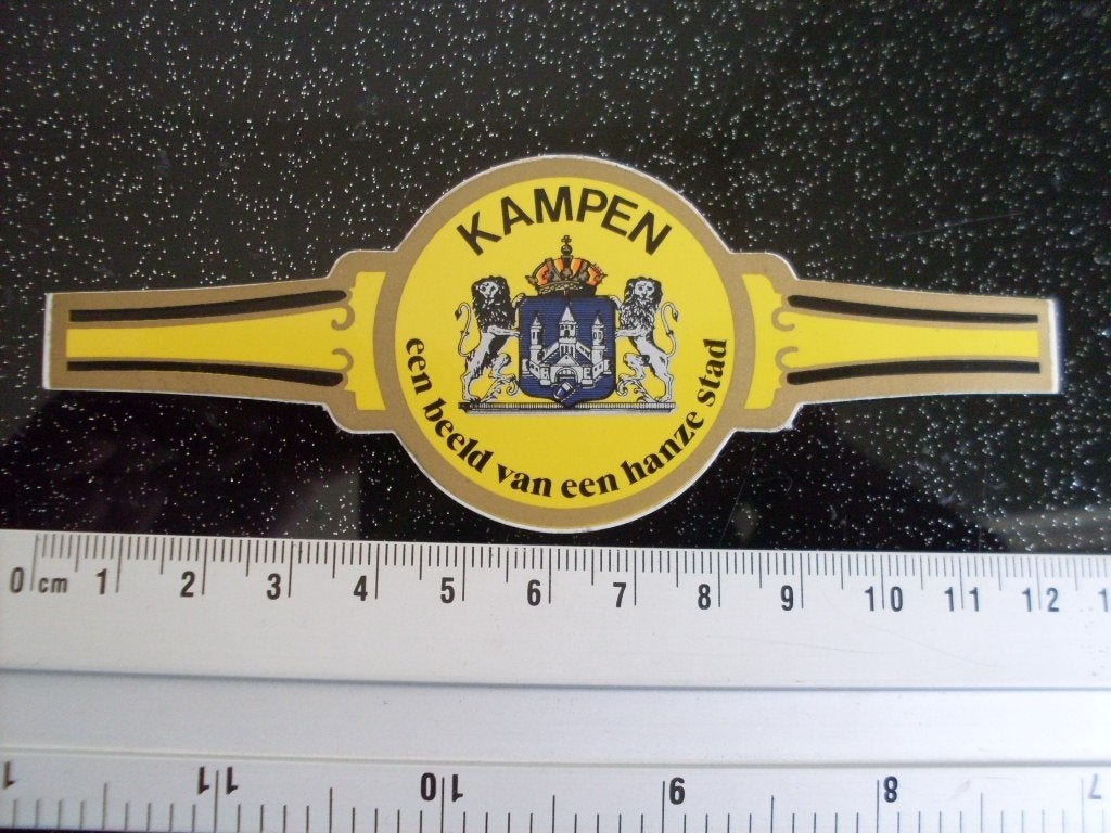 sticker gemeente plaats stad kampen logo embleem wapen, Verzenden, Zo goed als nieuw, Overige typen