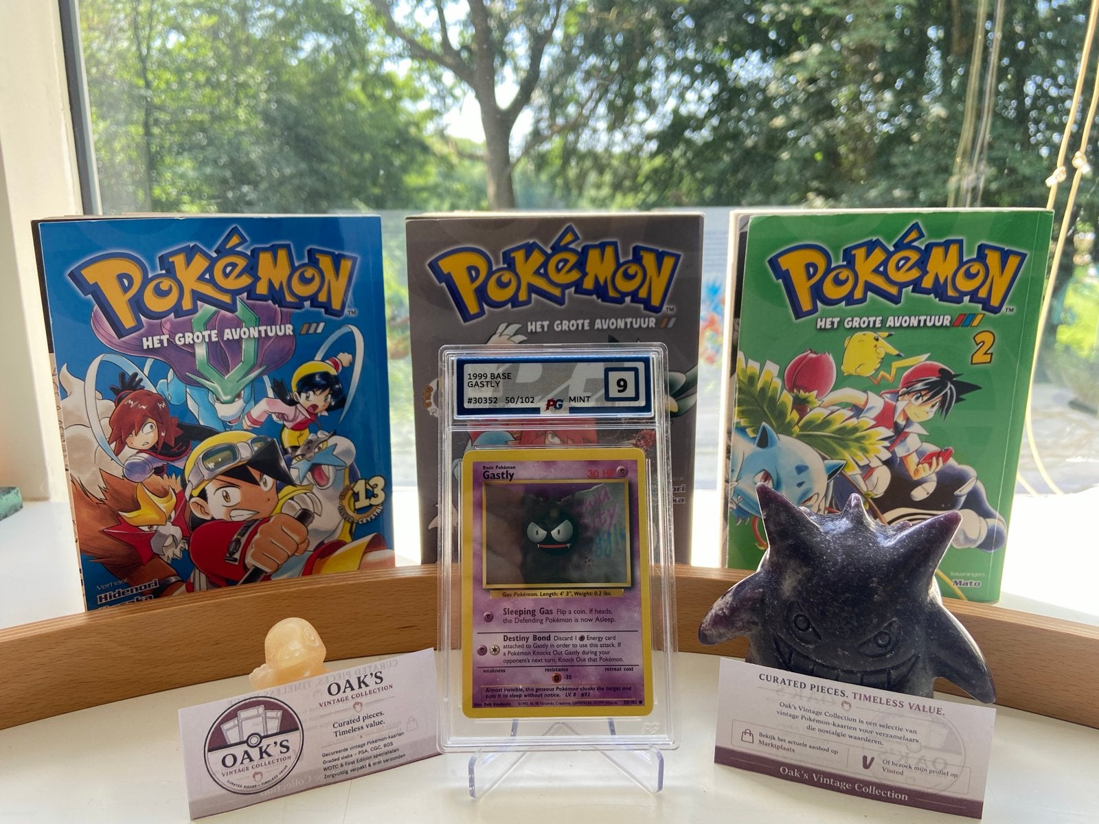 Gastly Base Set PG 9, Ophalen of Verzenden, Zo goed als nieuw, Losse kaart
