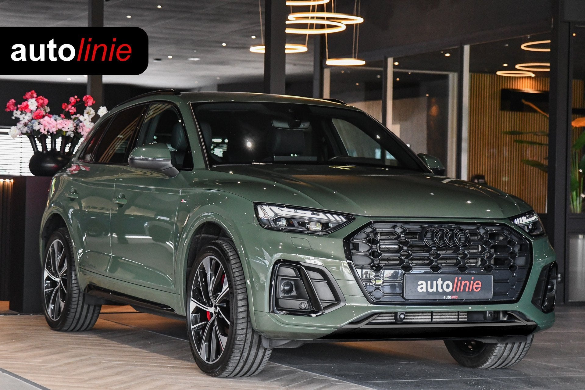 Audi Q5 55 TFSI e S edition Comp., RS Stoelen, Matrix, Trekh, Auto's, Automaat, Dealer onderhouden, 4 cilinders, Bedrijf