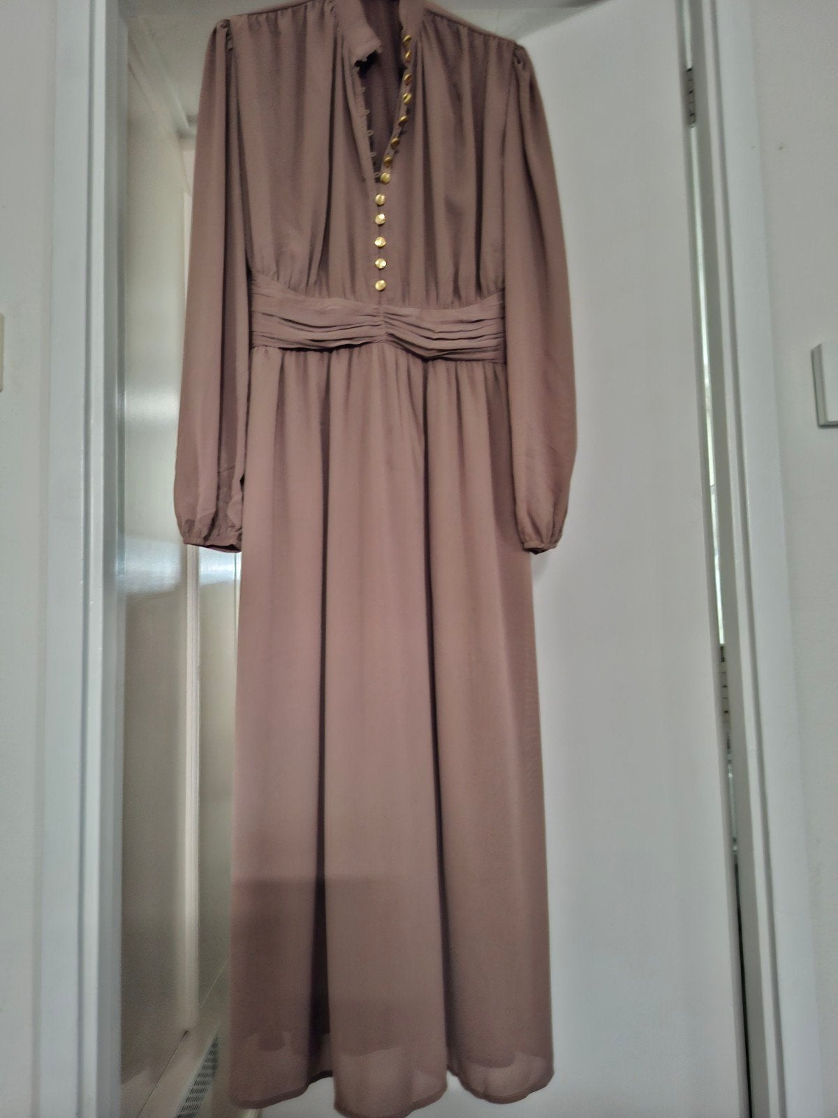 Nw.lange jurk feest, Kleding | Dames, Jurken, Meerkleurig, Koolook, Maat 42/44 (L), Nieuw
