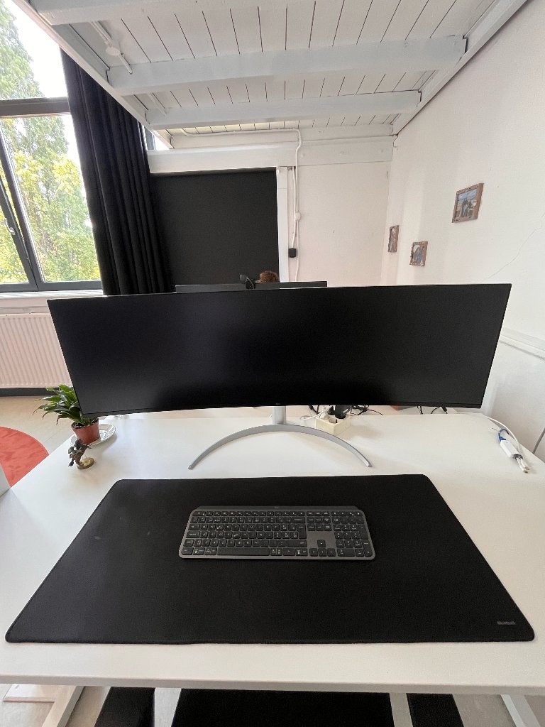LG UltraWide Beeldscherm (49WQ95C-W Curved), Computers en Software, Monitoren, Zo goed als nieuw, 101 t/m 150 Hz, DisplayPort