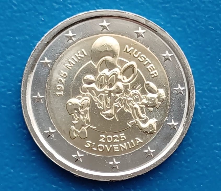 Slovenië 2 Euro "Miki Muster" 2025 - UNC, Verzenden, Slovenië, 2 euro, Losse munt