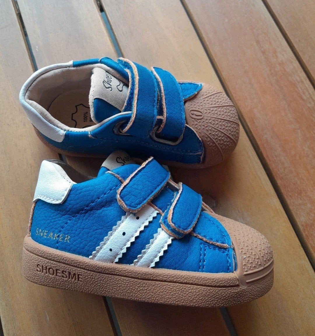 Nieuwe Shoesme sneakers blauw - 100% leer, Jongen of Meisje, Schoenen, Nieuw, Ophalen of Verzenden