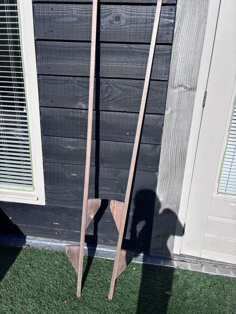 Houten Stelten voor Urenlang Speelplezier, Ophalen, Gebruikt