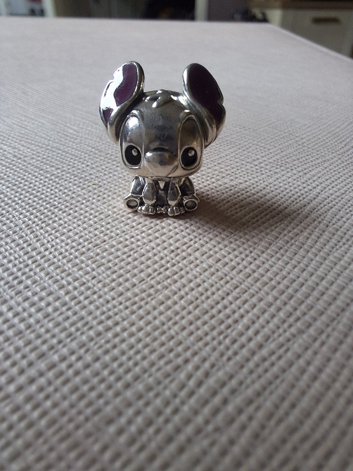 Pandora bedel stitch, Sieraden, Tassen en Uiterlijk, Bedels, Ophalen of Verzenden, Zo goed als nieuw, Zilver, Pandora