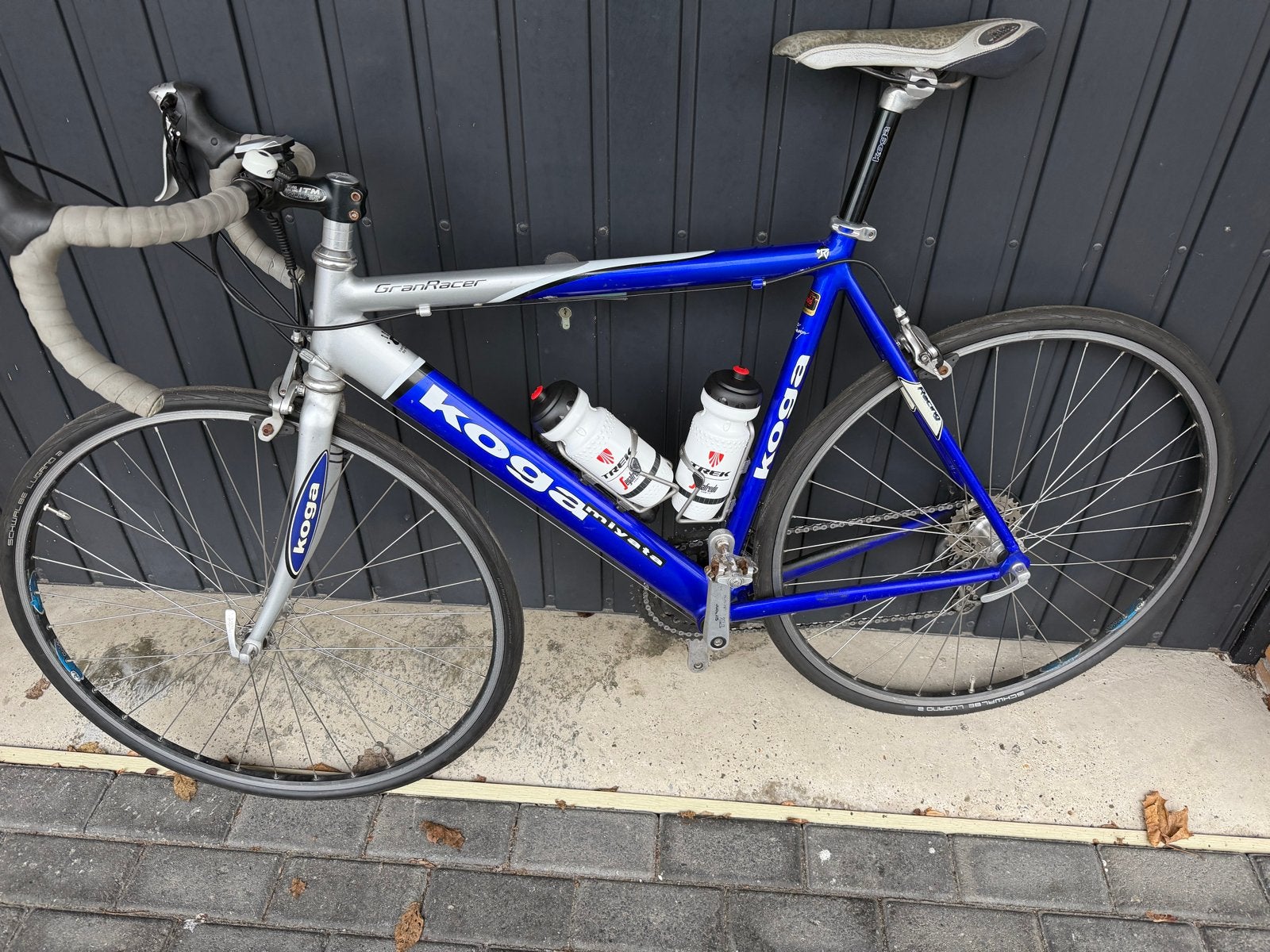 Koga Miyata GranRacer racefiets - Nieuwe banden, remmen, ket, Fietsen en Brommers, Fietsen | Racefietsen, Ophalen, Velgrem, Aluminium