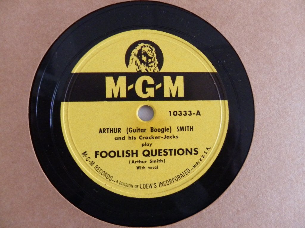 78 Toerenplaat Arthur (Guitar Boogie) Smith, 10 inch, Originele persing, Ophalen of Verzenden, Zo goed als nieuw