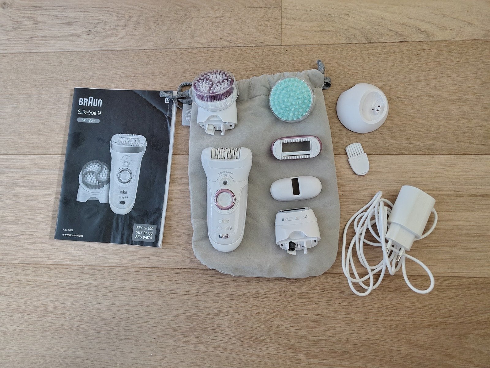 Braun Silk épil 9 SkinSpa, Ophalen of Verzenden, Gebruikt, Scheren en Epileren
